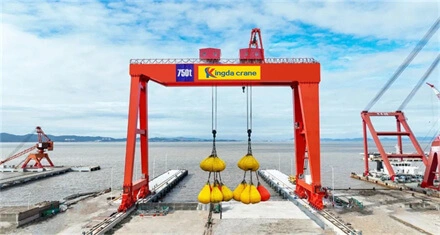 double girder gantry crane for shipyard